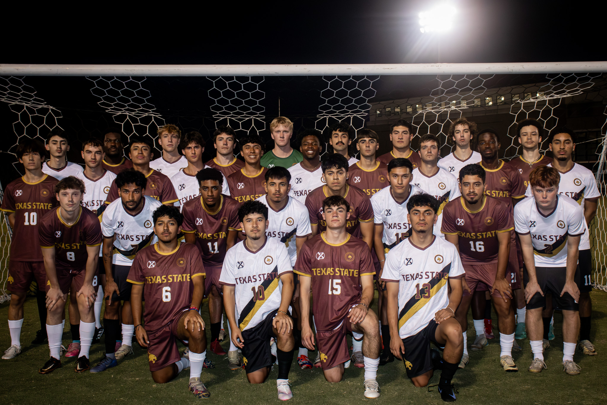 This is a team photo of mens soccer team